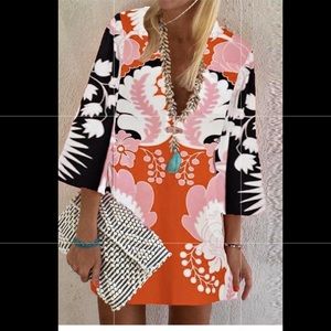 NWOT fun summer dress, or swimsuit cover-up, size medium